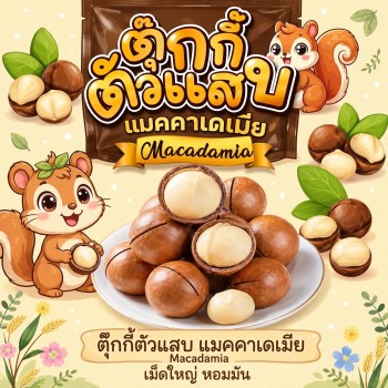 แมคคาเดเมีย ตุ๊กกี้ตัวแสบ 1 KG